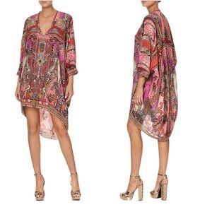 Camilla Multicolor Printed Midi Dress in